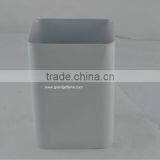 Home Decorating White Small Square Ash Bin