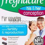 Vitabiotics Pregnacare Conception for Couples, 60 Tablets thumbnail-1