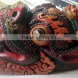 Dragon Mask Wall Hanging Decor Handmade in Nepal thumbnail-4