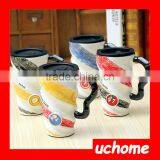 UCHOME Thread Coloured Drawing Promotional Coffee Mug With Lid thumbnail-1