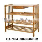 2015 cheap hot selling wooden bamboo shoe racks