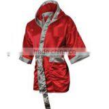 Red Satin Boxing Robe, Boxing Gown thumbnail-1