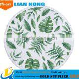 Custom Made Printed Good Quality Round Towel Printed Many Color Round Beach Towel