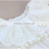 2017 Fall Baby Clothes Romper Girl For Baby Plain Pom Pom Romper thumbnail-3