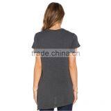 Quality Round Neck t Shirt Wholesale Plain Grey t Shirt Designing Online thumbnail-3