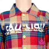 2017 Best Spring Boutique Plaid Shirt Long Sleeve Label Collar Top Baby Boy Christening Kids Uniform Clothes thumbnail-4