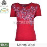 Short Sleeve Shirt Women Custom, High Quality T Shirt for Women Casual thumbnail-3
