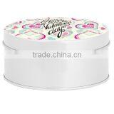 Full Color Round Tin Container - 7" in Diameter and Features Your Full Color Sublimation Print on Lid thumbnail-1