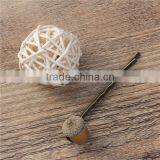 Hair Clips Findings 3D Acorn Antique Bronze Brown thumbnail-3