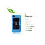 Convenient iPhone 4 / 4S red Blue Solar Iphone Charger Case for Travel
