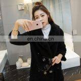 Merino Sheep Fur Coat, Real Sheared Sheepskin Fur Suit Jacket Coat, Full Pelt Real Fur Outwear for Winter ,dark Green Color XXL thumbnail-3