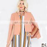 Cropped Cape Blazer Lady Price Kurti With Jacket Designs thumbnail-1