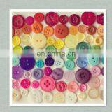 14mm Natural Flower Shape Wooden Coat Sewing Button /Brass Magnet Button For Leather Bags thumbnail-6