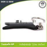 2D/3D Specialized Custom Made Black Dog Shaped Metal Keychain