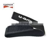 Elastic Strap Hook Loop Black With Customer Logo