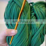 Wuge Manufacturer Cheap Price 100 Polyester Crochet Tshirt Yarn for Knitting thumbnail-1
