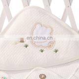 Cartoon Flannel Swaddle Blanket Organic Cotton Gender Neutral Flamingo Muslin Baby Swaddle Blanket thumbnail-2