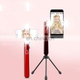 Unique Design Flexible Bluetooth Selfie Stick with Tripod and Flashlight