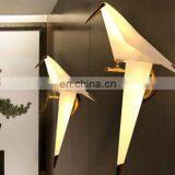 Современная внутренняя лампа для коридора в скандинавском стиле с лампочкой накаливания в форме бумажного журавля для украшения дома thumbnail-4