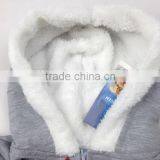 2016 New Arrival Grey Hooded Long Sleeve With Fleece Lining Children Froze Hoodie Quality Choice thumbnail-3