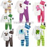 Infants Baby Color Stripe Long Sleeve Baby Cotton Clothes Baby Romper Toddlers Clothing Baby Set