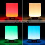 Wholesale Smart Bluetooth Speaker Night Light With Alarm Clock Display Alarm Clock 7 Color Night Light thumbnail-6