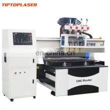 Hot Sale Chinese 4 Heads 3d Woodworking CNC Cutting Machine 1325