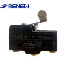 Renew Customized Metal Roller Short Lever 15A Micro Switch With Adjustable Screw thumbnail-2