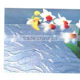 3.5/4/5/5.5mm CE & ISO9001 Accredited Clear Flora Figured Glass