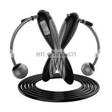 Detachable Handles Fitness Rush Athletics Custom Digital Smart Heavy PVC Weighted Jump Rope thumbnail-3