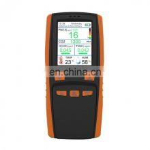 DM509 Handheld Indoor PM2.5 CO2 HCHO TVOC Temperature Humidity AQI Air Quality Monitor Detector thumbnail-1
