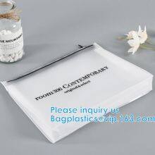 Biodegradable Custom Logo Travel Vinyl Waterproof Beach Zipper Cosmetic Bag TPU PVC Toilet Wash Bag thumbnail-3