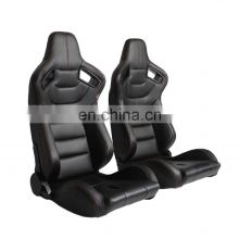 luxury leather reclining cushion bucket sport racing car seat