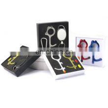 Hot Selling High Quality Retractable Pull Reel Key Chain Hands Free Door Opener With Premium Box thumbnail-2