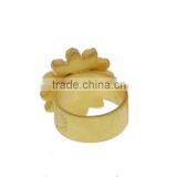 Flower Shaped With Pearl Silver Ring thumbnail-3