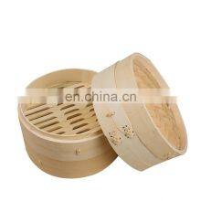 Chinese Dumplings Bamboo Steamer Cooker With Lid Steamer Fish Rice Vegetable Basket Kitchen Cooking Tools thumbnail-5