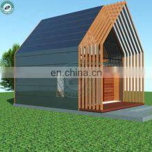 A Frame Aluminium House With Balcony Honeymoon Holiday Prefab House Prefab Loft With Glass Moon Roof thumbnail-2