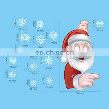 Direct Selling Personalized Wall Static Cling Snowflakes Christmas Stickers Window thumbnail-5