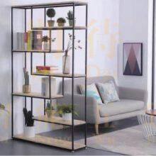 Metal Bookshelf Hight Quality Studyroom Furniture 4tier Bookcases thumbnail-5