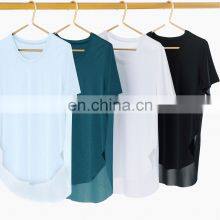 Summer New Lightweight Breathable Mesh Gym Shirt Ladies Casual Sports Workout Running Fitness Yoga Wear T Shirt For Women thumbnail-4