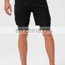 Custom Logo Quick Dry Sports Shorts Workout Running Two In One Training Gym Shorts With Pockets Short Pants For Men thumbnail-4
