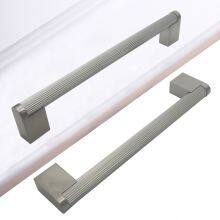 Knurled Cabinet Handles Cabinet Pulls Aluminum Handles Knurled Drawer Pulls Gold and Black Oxidation Finish With Diamond Pattern thumbnail-3