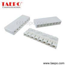 Sample Free CAT5E RJ45 8P8C UTP 8 Port Surface Mount Box Compatible With Both UTP and STP Keystone Jack