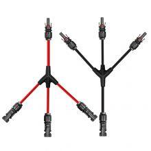 Solar DC Y Cable Harness 1500V 2 in 1 Panels Parallel Branch Wire Solution 45A 50A thumbnail-2