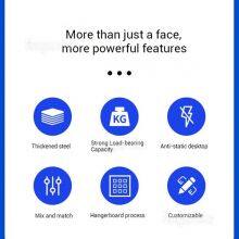 Industrial Laboratory Workbench for Electronic Component Assembly, ESD Safe Workstation With Multi-layer Shelves & LED Lighting, Long Life Service thumbnail-5