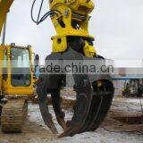 20 Ton Rotating Wood Log Stone Grapple Grab for Hyundai Excavator thumbnail-1