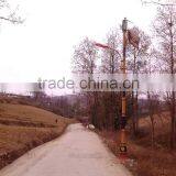 Richuan New Design Vertical Wind Turbine 300w /24v Wind Solar Hybrid Street Lights thumbnail-2