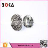 2015 Yiwu Hotsale Cheaper Price Custom Flatblack Metal Snap Button, Silver Metal Button for Jean on Factory Direct Selling