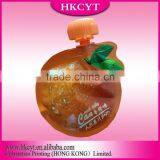 Custom Shape Foil Stand up Plastic Pouch Bag With Spout for Beverage thumbnail-4