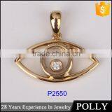 Charming Designs New Style Bezel Setting Eye Pendant Necklace for Men and Women thumbnail-2